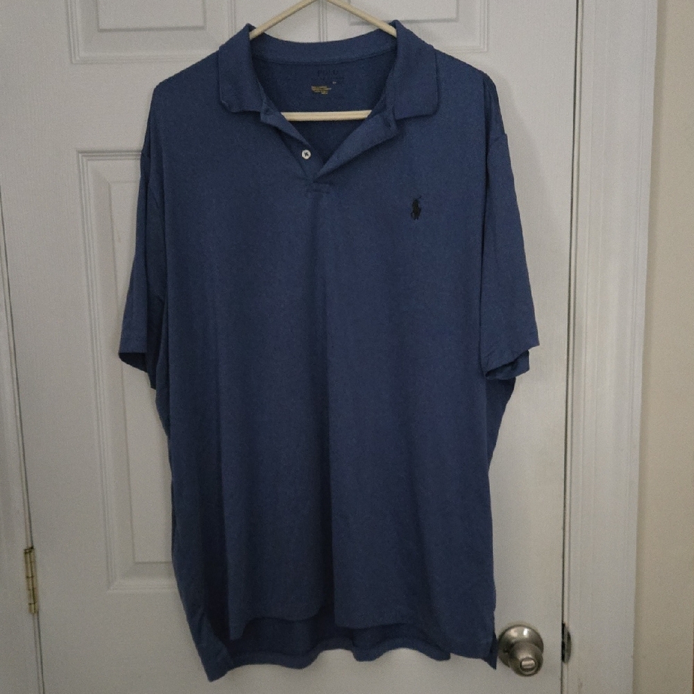 Polo by Ralph Lauren Blue Performance Polo Shirt